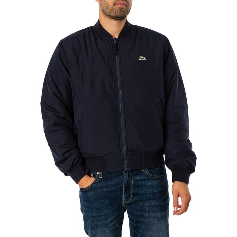 Lacoste Reversible Quilted Taffeta Bomber Jacket Lacoste Reversible Quilted Taffeta Bomber Jacket
