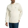 thumbnail image 1 of Lacoste Ribbed Cotton Polo Collar Sweatshirt, Beige, 1 of 6