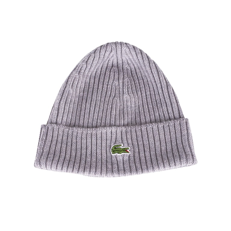 lacoste grey beanie