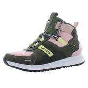 Lacoste Run Breaker 0320 1 SFA Sued Womens Shoes Size 5, Color: Dark Khaki/Light Pink