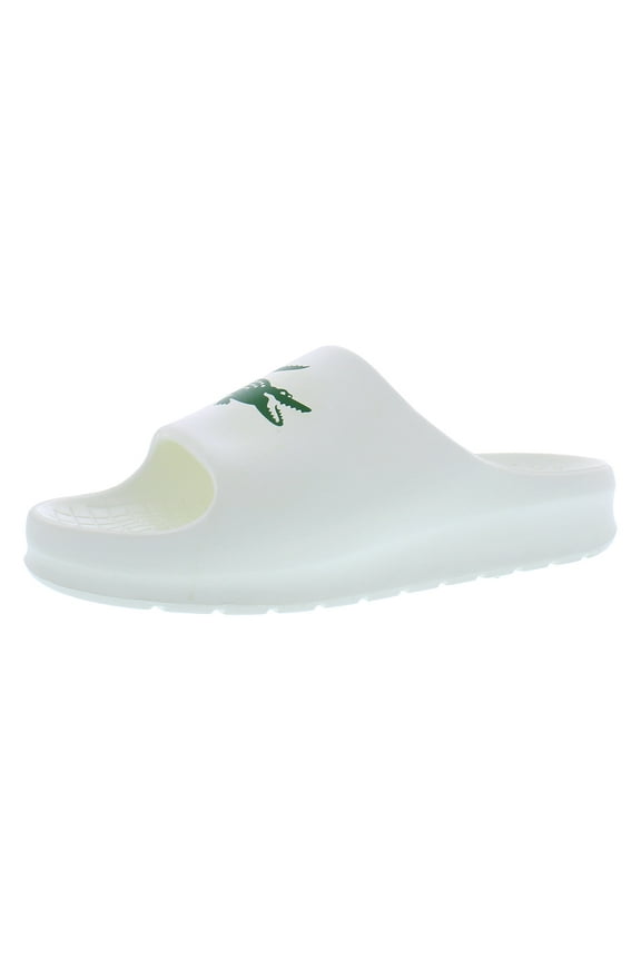 Serve 2.0 Slide Womens Shoes Size 6, Color: Off White/Dark Green