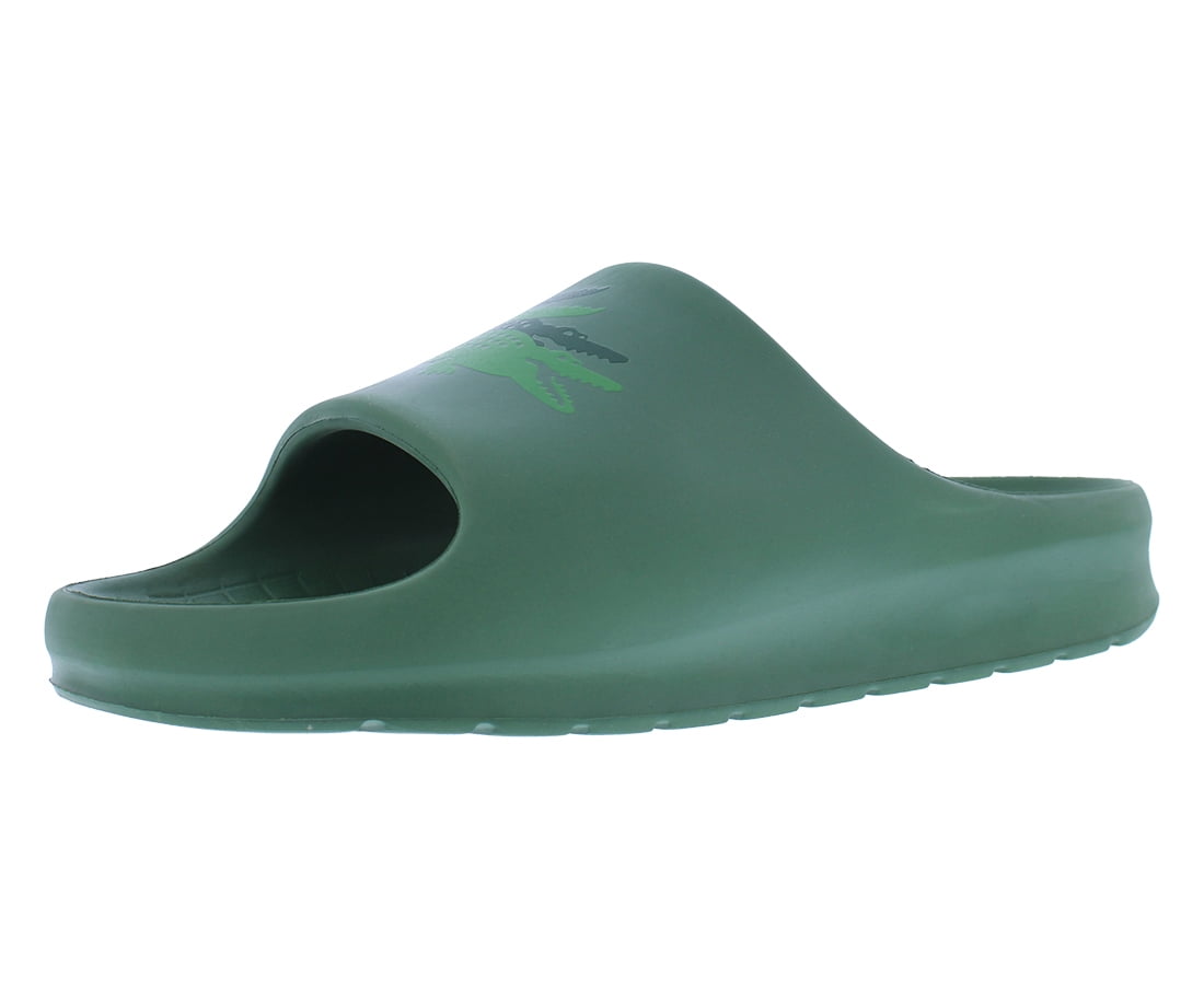 Lacoste Serve Slide Mens Shoes Size 7, Color: Green/Green
