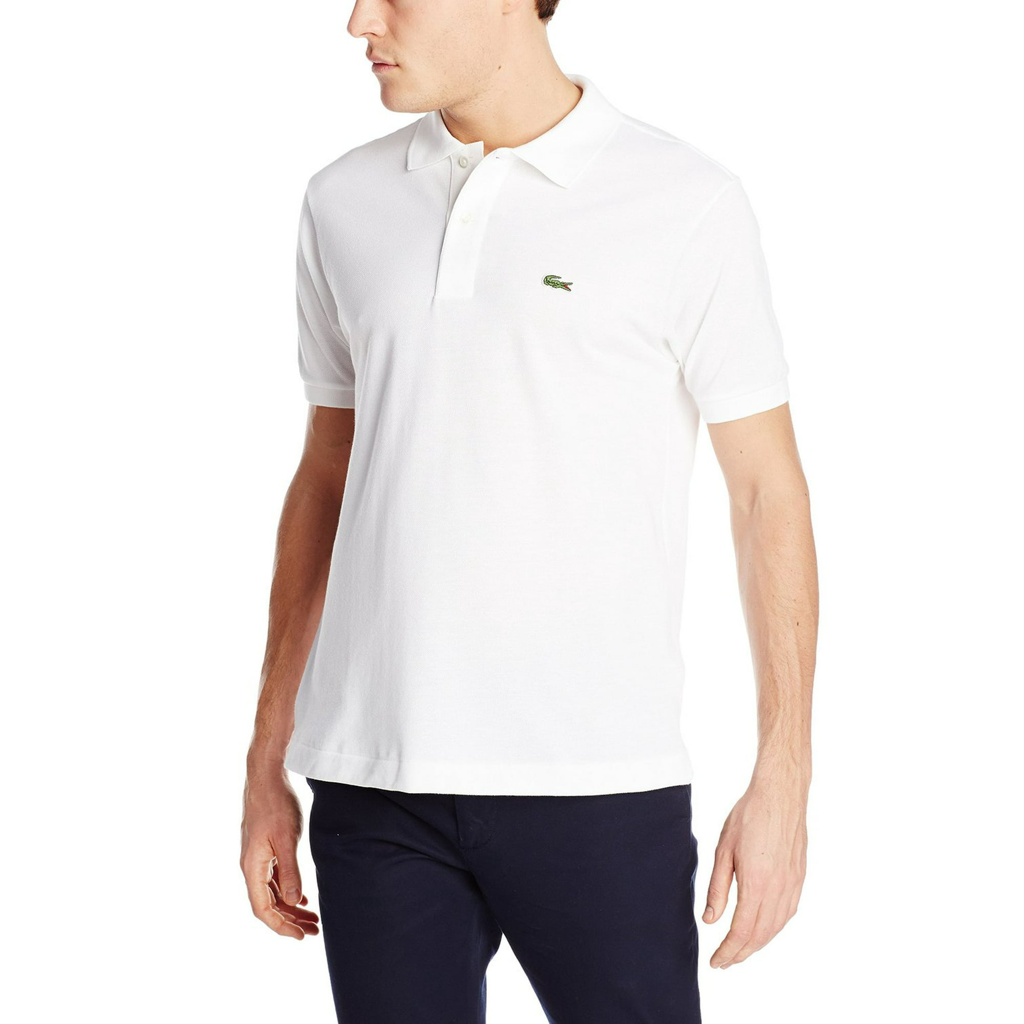 Rejsebureau Baby overskud Lacoste Short Sleeve Classic Pique Polo Shirt - Mens - Walmart.com