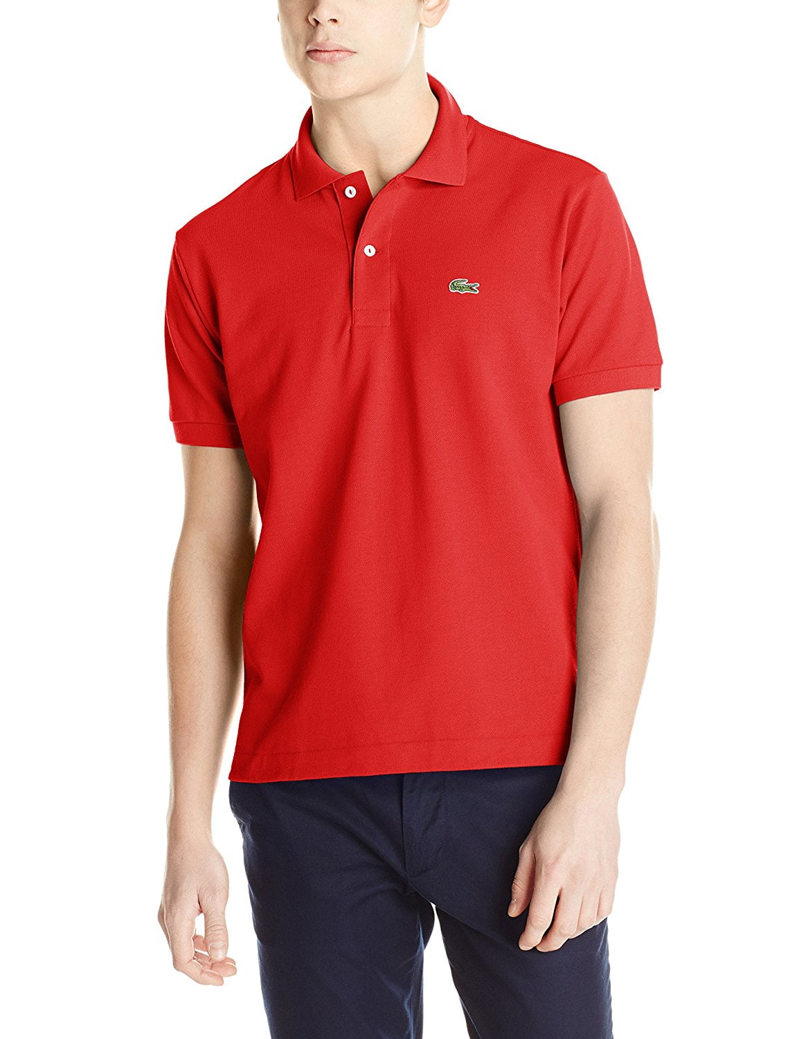 Lacoste Short Sleeve Classic Pique Polo Shirt - Mens - Walmart.com