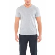 LACOSTE Silver Chine Short Sleeve Pima Jersey V Neck T-Shirt - 8/3XL