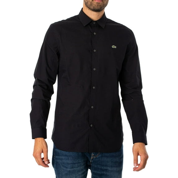 Lacoste Slim Logo Shirt, Black