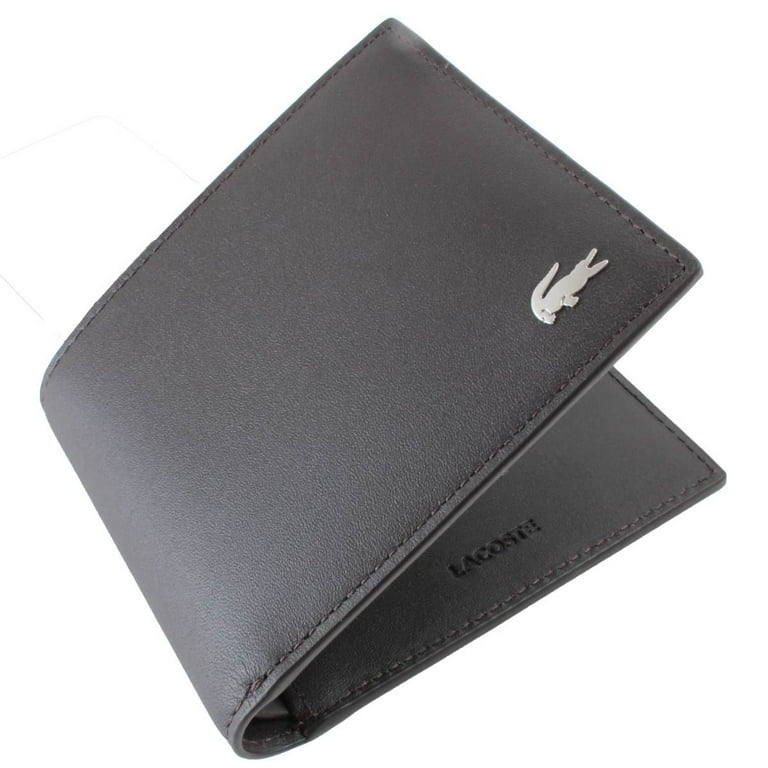 ★lemasque★ Dot Mini Wallet Billfold Card Wallet Black L089 Lacoste Small Billfold Wallet - Dark Brown - Walmart.com