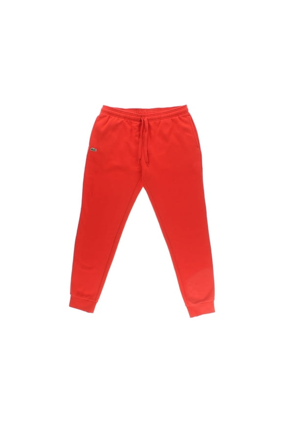 Sport Fleece Jogger Mens Active Pants Size L, Color: Red