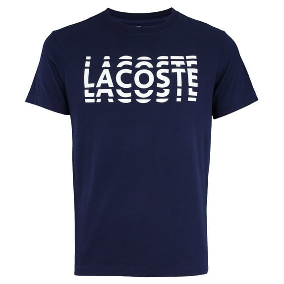 Lacoste Sport Men's Short Sleeve Graphic Cotton Blend T-Shirt, Color Options