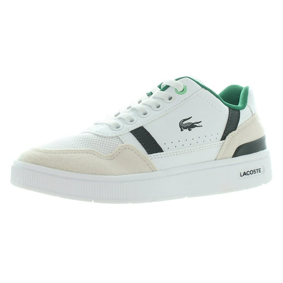 Lacoste T-Clip 124 6 SUC PS Girls Shoes Size 1, Color: White/Green