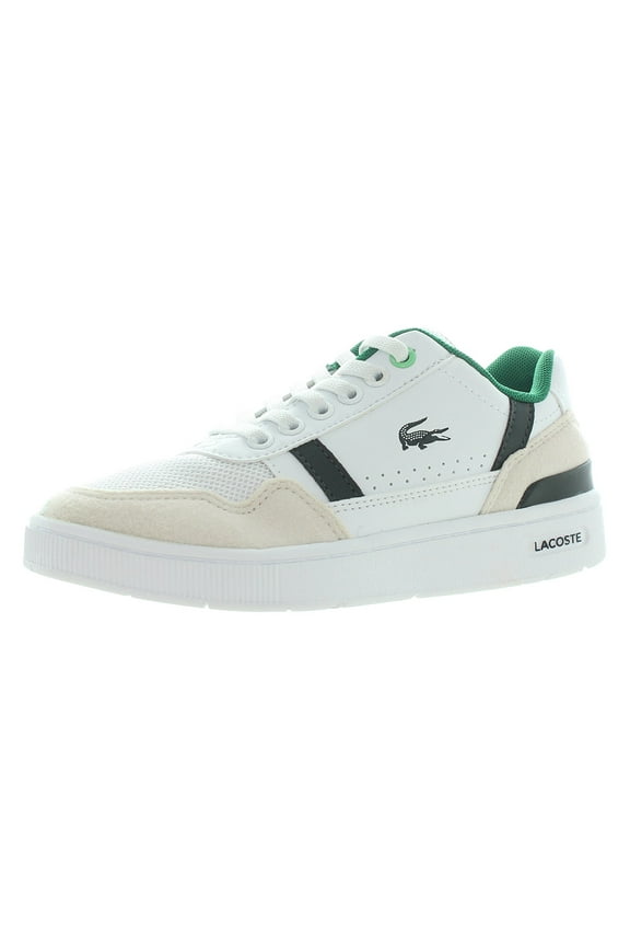 T-Clip 124 6 SUC PS Girls Shoes Size 1, Color: White/Green
