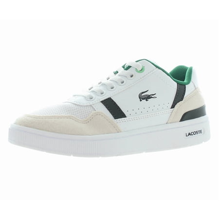 Lacoste T-Clip 124 6 SUC PS Girls Shoes Size 2, Color: White/Green