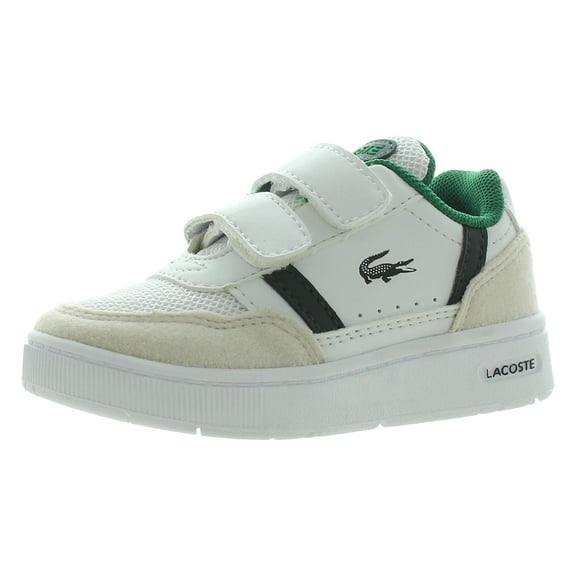 Lacoste T-Clip Infant/Toddler Shoes Size 6, Color: White/Green