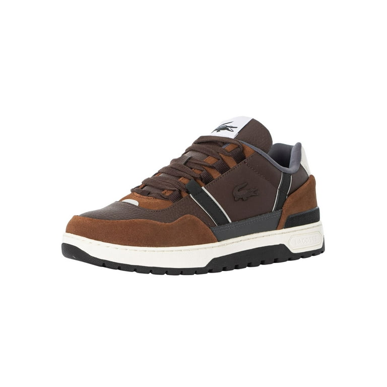 Lacoste T-Clip Winter 223 SMA Leather Trainers, Multicoloured