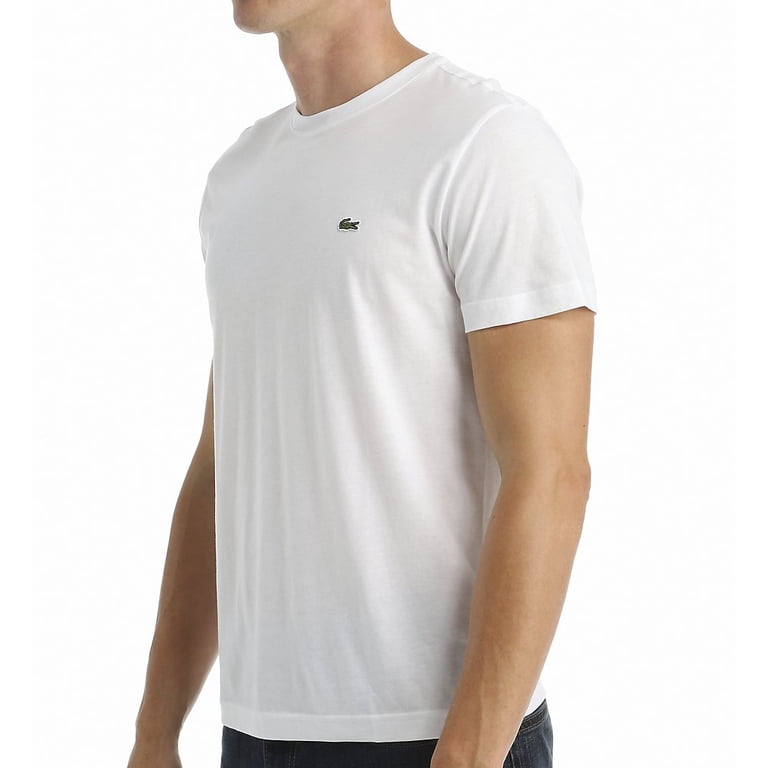 Lacoste TH5275-51 Pima 100% Cotton Crew Neck Short Sleeve T-Shirt