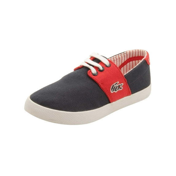 Lacoste Toddler Fairchampe Lace Up 117 Sneakers in Navy/Red