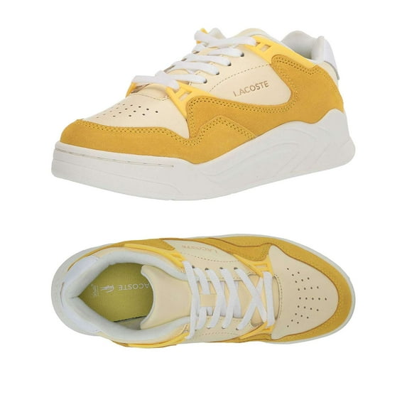 Lacoste Women Court Slam Two-Tone Leather Sneakers