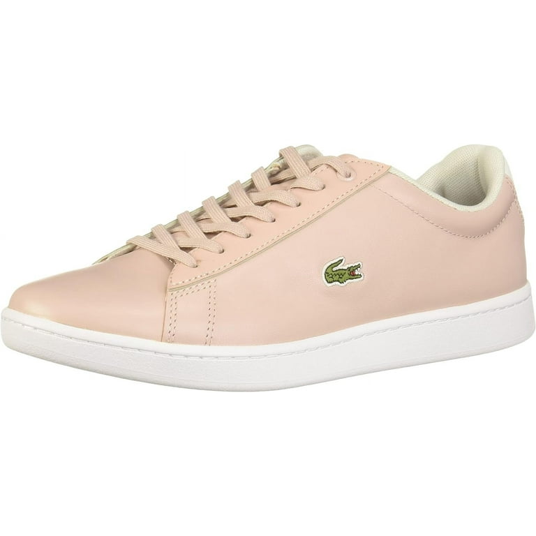 Lacoste Women s Hydez Sneaker 8 Light Pink White Walmart