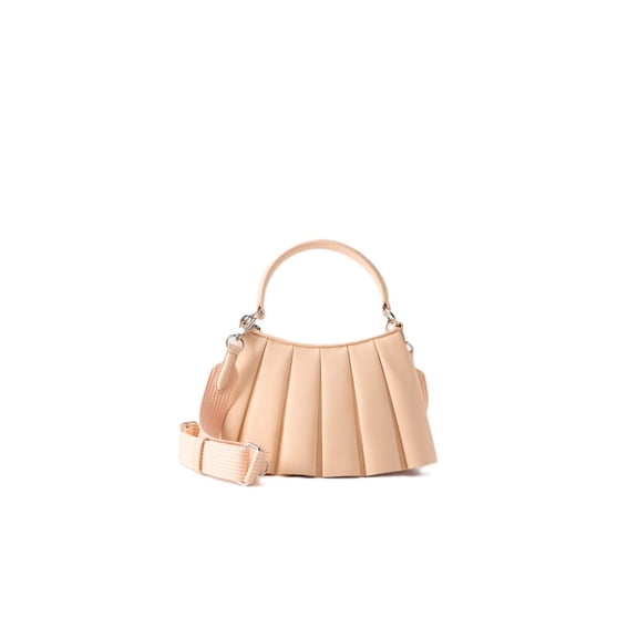 Lacoste Women's Pink Lenglen Leather Shoulder Bag Pink