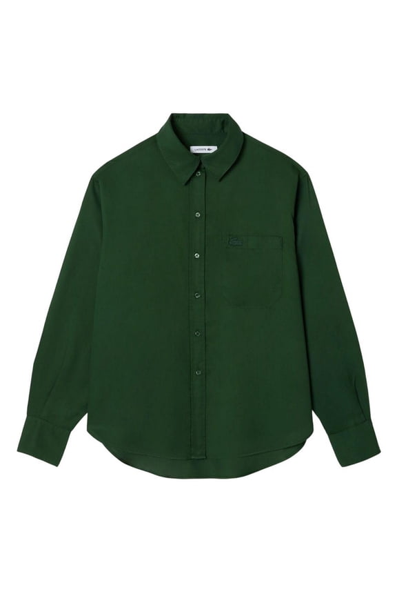 Womens Flowing Lyocell Oversized Shirt