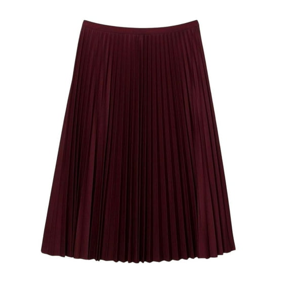 Lacoste Womens Fluid Pleated Elasticated Waist Skirt