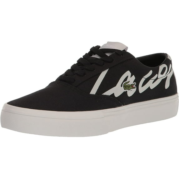 Lacoste Womens Mens Jump Serve Sneakers 11.5 Black/Off White