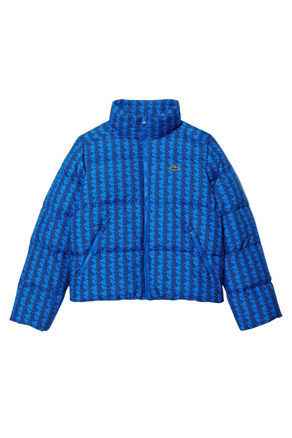 Womens Monogram Hooded Puffer Jacket