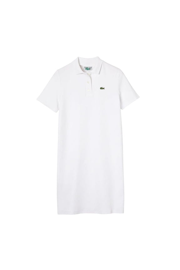 Womens Pique Bell Sleeve Polo Shirt Dress