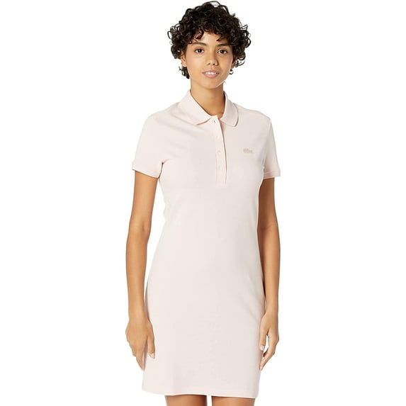 Lacoste Womens Short Sleeve Slim Fit Stretch Pique Polo Dress 2 Nidus
