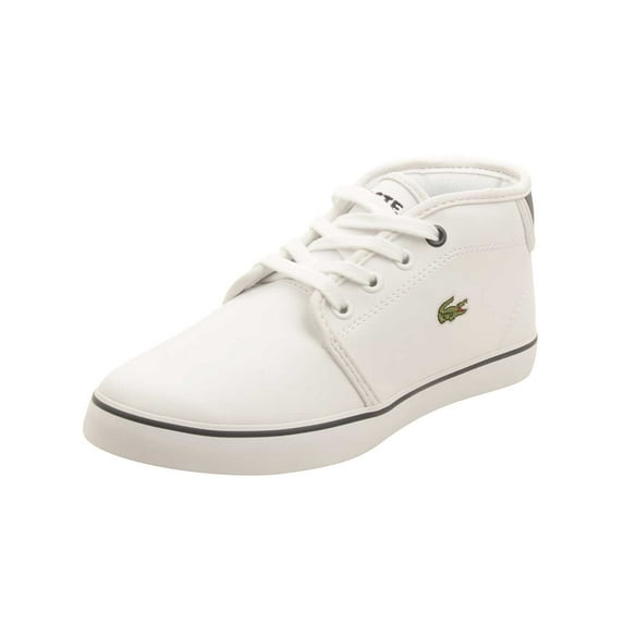 Lacoste Youth Ampthill 117 Sneakers in White/Navy