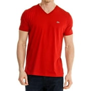 Lacoste solid v-neck t-shirt