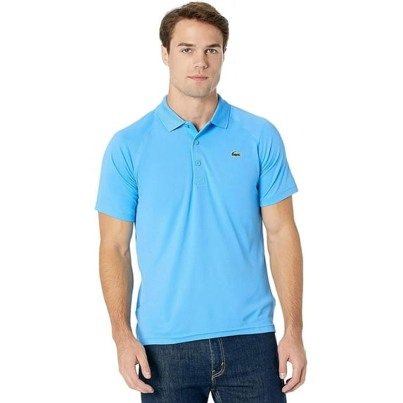 Lacostspolo Men's Ultra Dry Raglan Sleeve Polo Sport Short
