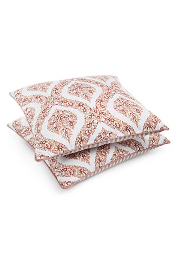 Chauncey Set of 2 Decorative Pillows, 20 X 20, Terracotta