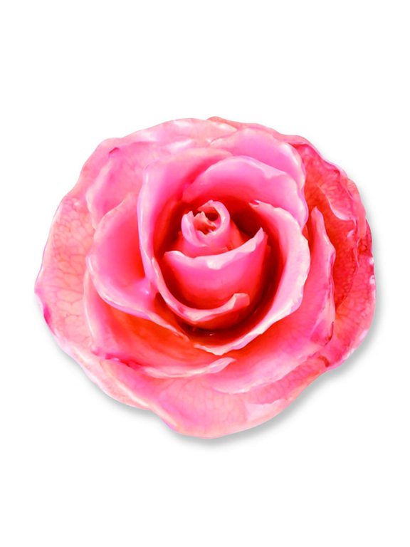 Lacquer Dipped Pink Adjustable Rose Ring Jewelry Gifts for Women