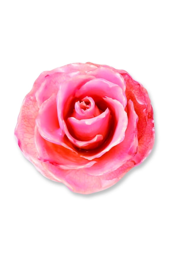 Lacquer Dipped Pink Adjustable Rose Ring Jewelry Gifts for Women