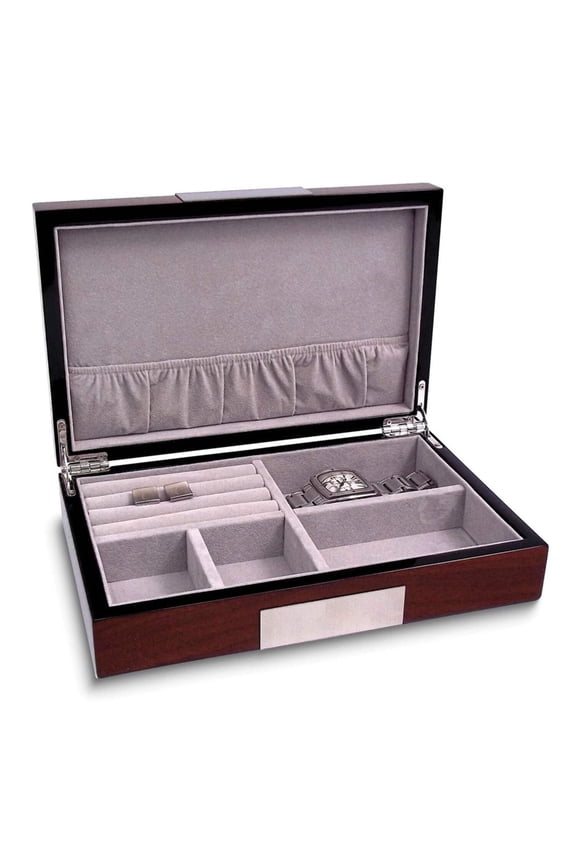 Walnut Lacquer Jewelry Box