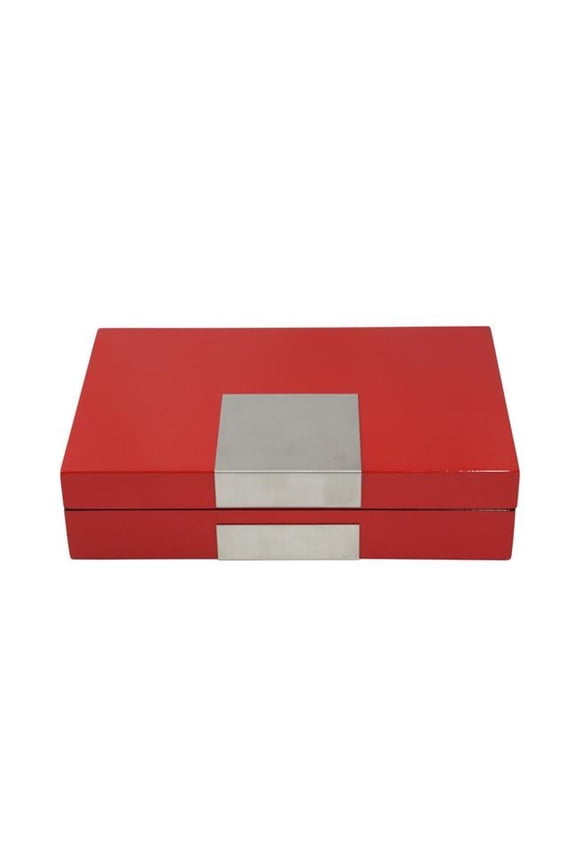 Lacquered Wooden Jewelry Box
