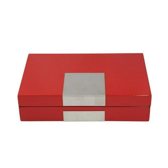 Lacquered Wooden Jewelry Box