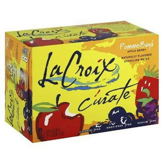 Lacroix Curate, Apple Berry, 3 x 8 x 12 Oz.