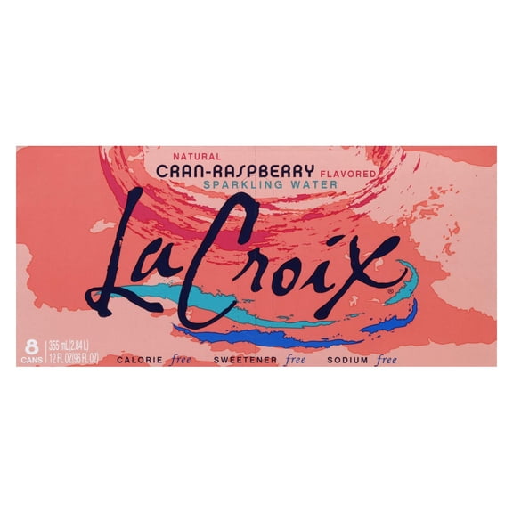 Lacroix Sparkling Water - Cran-Raspberry - Case of 3 - 8/12 FZ.