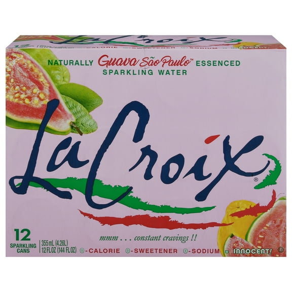 Lacroix - Sparkling Water Guava Sao Pl - Case of 2-12/12 FZ
