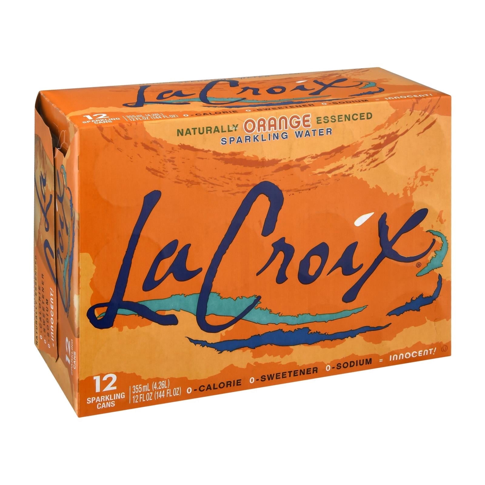 Lacroix Sparkling Water  Orange - Case of 2 - 12/12 fl oz