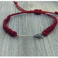 thumbnail image 1 of Lacrosse Adjustable Rope Bracelet - Adjustable Braided String Bracelet for Women, Men, Teens, Boys and Girls (Maroon), 1 of 3