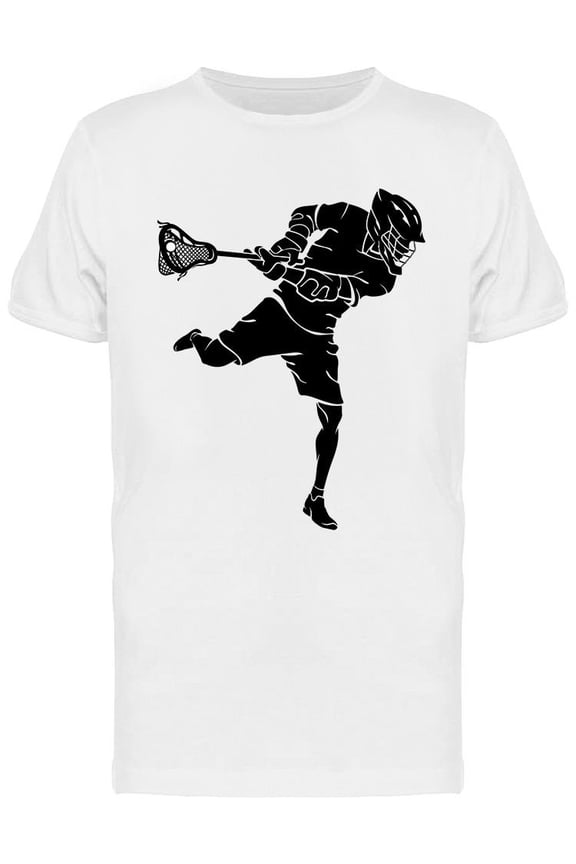 Lacrosse Aim Goal Design T-Shirt Men -Image by Shutterstock, Male Medium