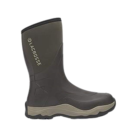 LaCrosse Men's Alpha Agility Field 12" Waterproof Hunting Boots Rubber Brown 10 D