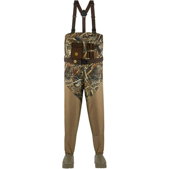 Lacrosse Alpha Agility Select Chest Waders, Realtree Max-5, 1600G Thinsulate, Waterproof, Size 11 King, Breathable Nylon, Quilted Liner (725361)