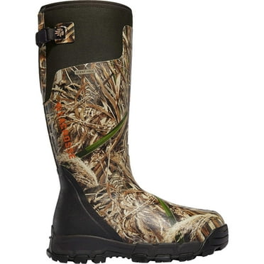 LaCrosse Men's Alphaburly Pro 18" 800g Thinsulte Lite in Realtree Max 5 Shoes | Natural Rubber