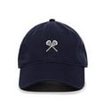 thumbnail image 1 of Lacrosse Baseball Cap Embroidered Cotton Adjustable Dad Hat Navy, 1 of 1