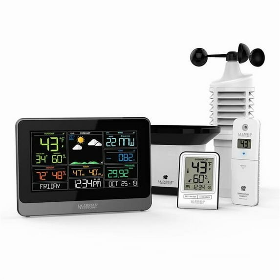 Lacrosse C83100-INT Wi-Fi Professional Weather Center with Indoor ...