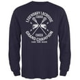 thumbnail image 1 of Lacrosse Cross Check Champion Mens Long Sleeve T Shirt Navy LG, 1 of 1